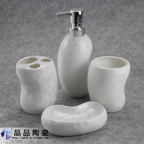 陶瓷卫浴三件套/黑色素色/乳液瓶/棉棒罐/香皂碟/卫浴赠品/日用品